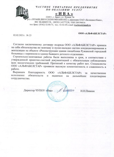 ЧУП «ИВА»